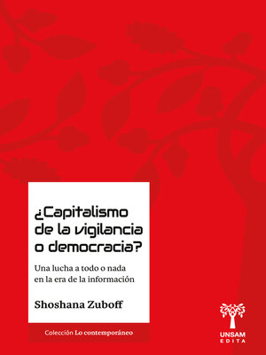 cover image of ¿Capitalismo de la vigilancia o democracia?